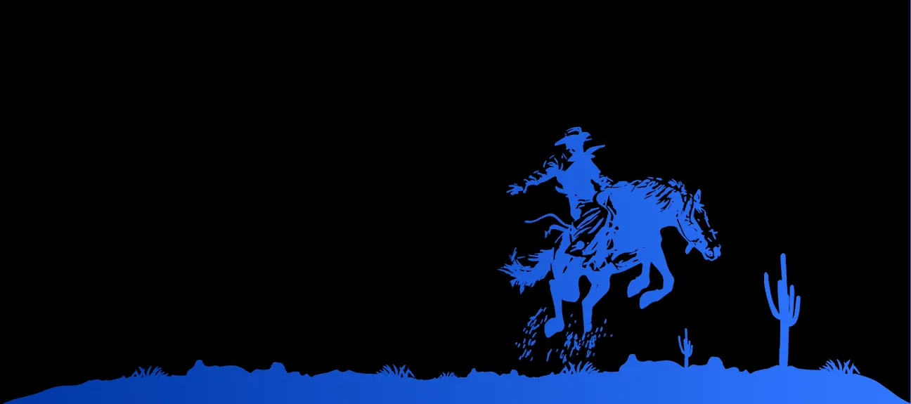 Rio Grande Valley cowboy silhouette - CSZ Digital web development